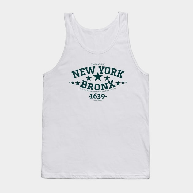 New York Bronx 'Yield to the Evil' Logo Shirt Tank Top by Boogosh